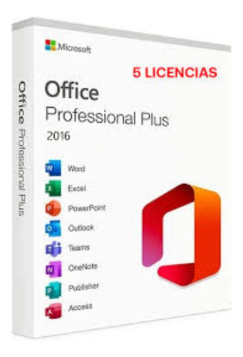 Office 2016 Pp 1 Pc Licencia Única Sin Cuenta