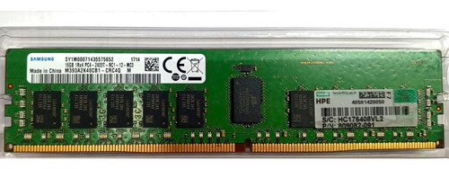 Memória Hpe 16gb Ddr4 2400mhz 1rx4 Ecc Reg ( P/servidor)