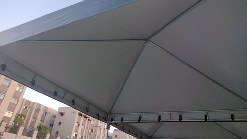Tenda Piramidal 5x5 M Completa Lona - Estrutura Galvanizada
