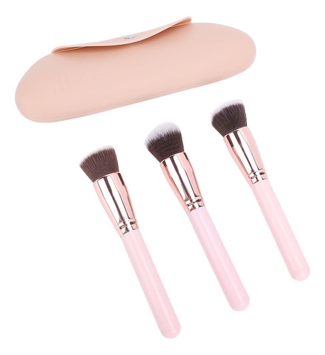 Estuche De Silicona Para Brochas De Maquillaje, Juego De 3 B