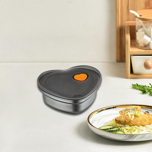 Contenedor De Alimentos De Acero Inoxidable Con Tapa 350ml