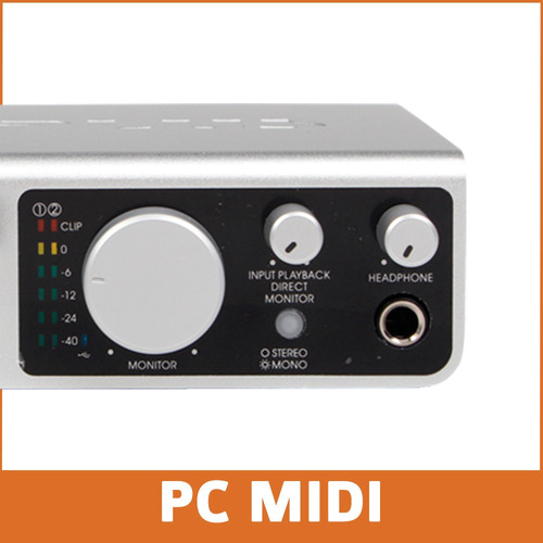 Placa De Sonido Usb Profesional Midiplus Studio 2 192 Khz 24