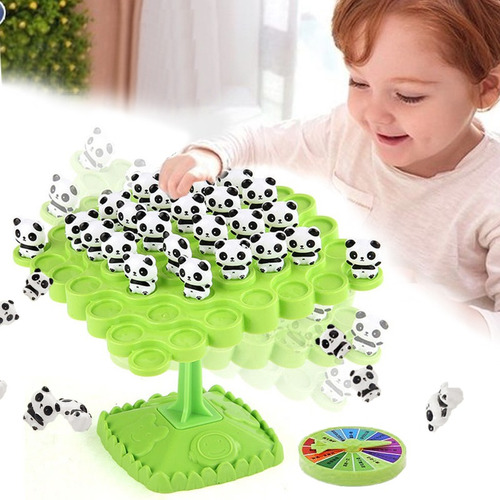 JUDENG Juego Mesa Juguetes Educación Equilibrio Panda Niño Set
