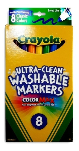 Canetinha Crayola Color Max Com 8 Unidades