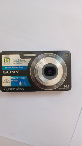 Camera Sony W 350- 14 Megapixel Preto (Usado)