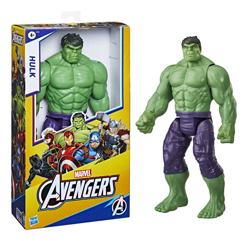 Marvel Avengers Titan Hero Series Deluxe Hulk 12  Action Fig