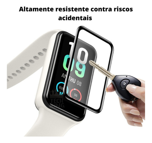 Pulsera deportiva para Amazfit Band 7+ Película protectora verde oscuro