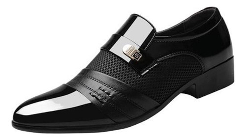 Zapatos Caballero Formales Casuales 0617 Negros For Hombre