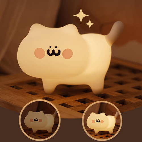 Kitty Night Light Lámpara Decorativa De Gato Lindo Para