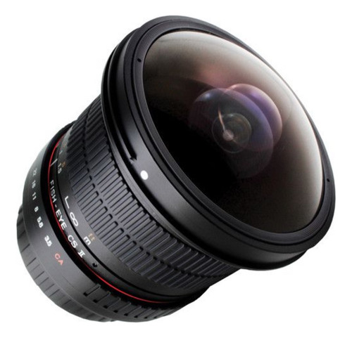 Lente Rokinon 8mm F/3.5 Fisheye Rokinon Preto (Usado)