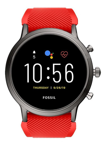 Correa Deportiva Premium Para Fossil Carlyle Hr Red