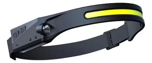 Lampara De Cabeza Led Recargable Con Sensor 2 Tipos De Led