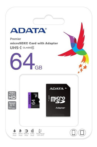 Tarjeta De Memoria Microsdhc/sdxc 64gb