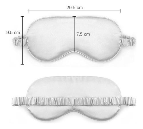 2pzs Gorro De Seda Para Dormir Y Máscara De Ojo Para Mujer