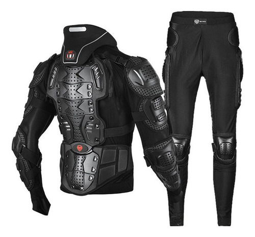 Conjunto De Armadura De Traje De Motociclismo, Pantalones Y