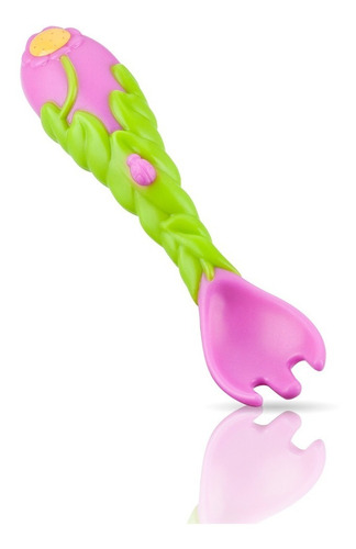 Tenedor Y Cuchara Nuby Flores