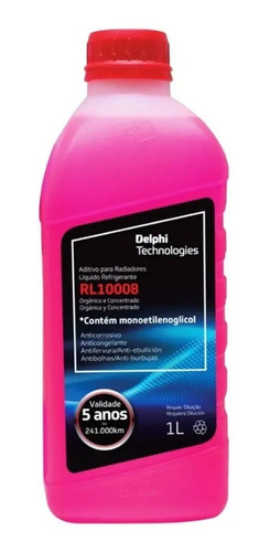 Kit 5 Aditivos Rl10008 Delphi Concentrado Rosa Orgânico