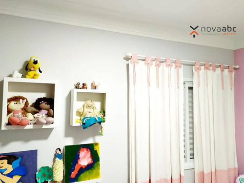 Cobertura Com 2 Dormitórios À Venda, 67 M² Por R$ 450.000 - Vila Pires - Santo André/sp - Co0880