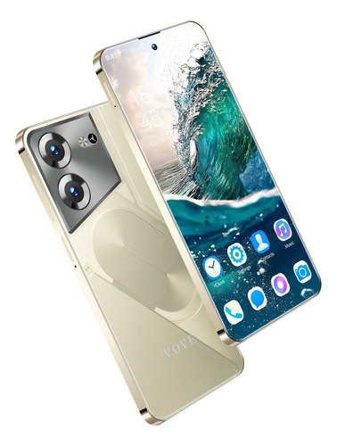 Nuevos Smartphone Vove Pova 5 Pro Dual Sim Más Barato Dimensity 9200+ Batería 5000mah Pantalla Ultra Hd De 6.78 Red 5g Ultrarrápida Android 14 Dorado