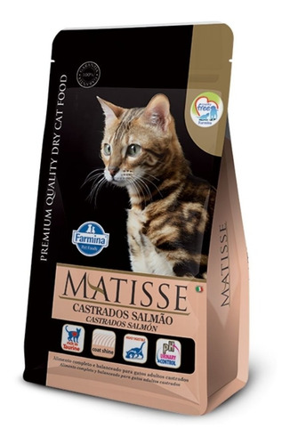 Comida Para Gato Matisse Castrado Salmao 2 Kg