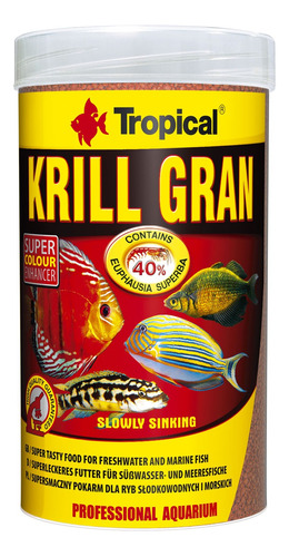 Alimento Tropical Krill Gran 135g  Para Tropicales Y Marinos