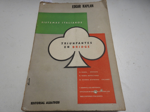 Sistemas Italianos - Triunfantes En Bridge - Kaplan - L682