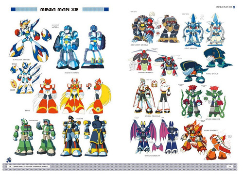 Libro Mega Man X Official Complete Works Hardcover Capcom Ga
