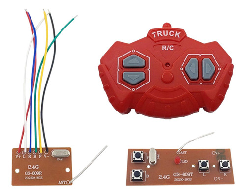 Con Control Remoto Rc Módulo De Control Emote Rojo