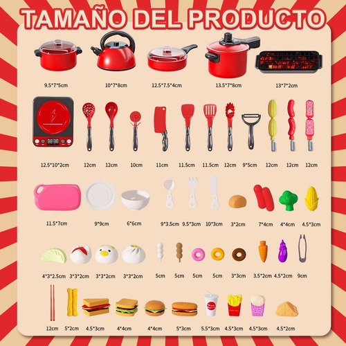 71 Peças De Cozinha De Brinquedo, Conjunto De Fogão De
