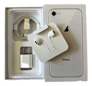 Caixa Vazia iPhone 7 Silver 128 Gb Com Acessórios Novos
