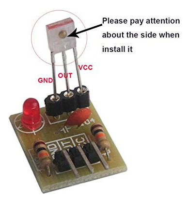 Módulo De Detección Del Sensor Del Receptor Láser Geekstory