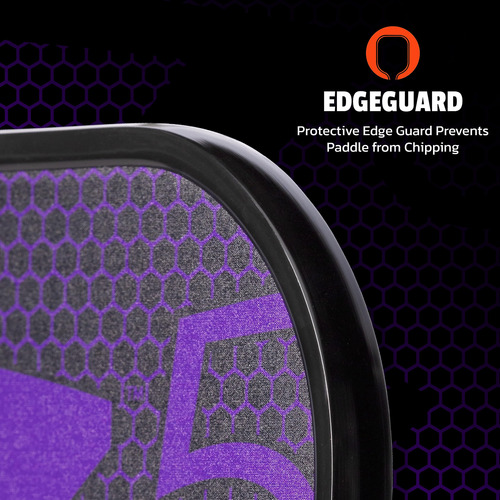 Pickleball Paddle Onix Graphite Z5 Em Fibra De Carbono Com A