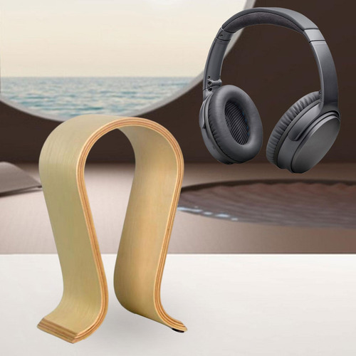 Soporte De Exhibición De Auriculares Universal Madera