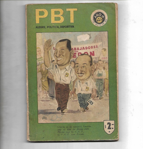 Revista Pbt #867 1953 Peron Peronismo