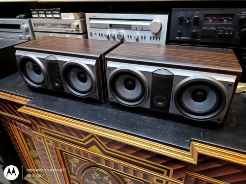 Bafles Bookshelf Monitor Aiwa Sx-navh1000 Preciosos Hbaudio Nogal (Usado)