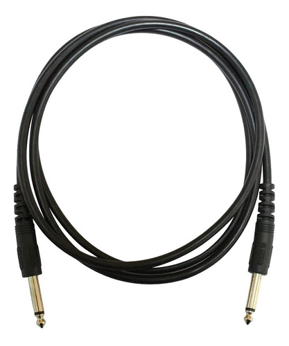 Cable Plug 6.5mm 1/4 Mono 4 Metros Para Instrumentos