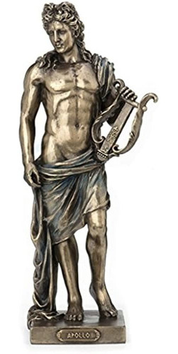 10  Estatua Apolo Sosteniendo Lira Mitología Griega Figura F