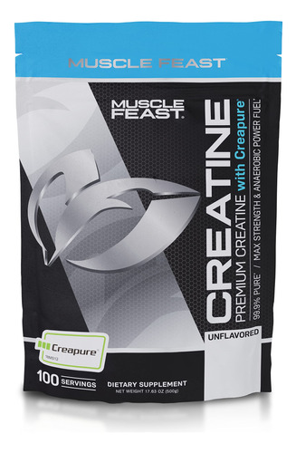 Muscle Feast Creapure Creatine Monohydrate - Polvo Vegano, A