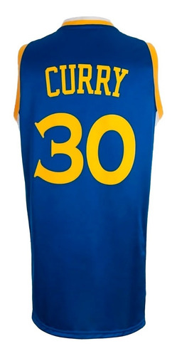 Imagen 3 de 8 de Camiseta Básquet Golden State Warriors #30 Curry - Adulto