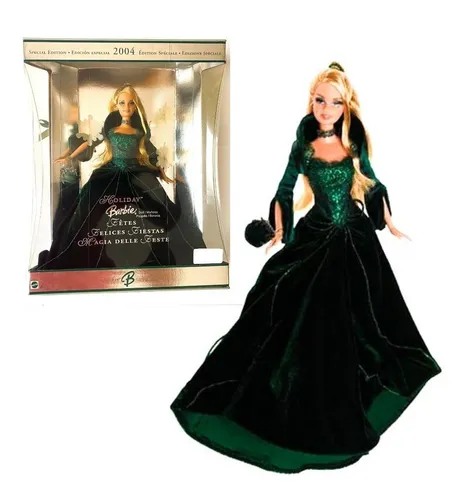 Barbie navideña del 2004 sales