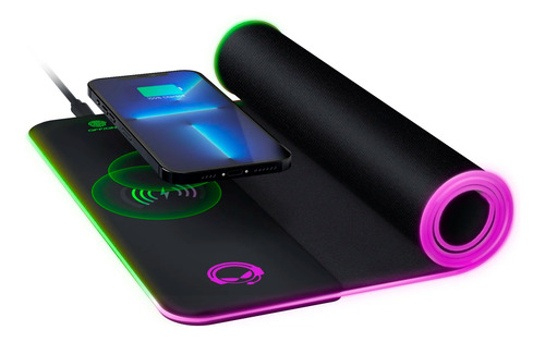 Mouse Pad Gamer Hypergear Battle Charge Cargador Inalámbrico