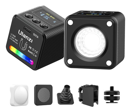 L2 Rgb Cob Video Light Mini Cube Lights, Led Camera Lig...