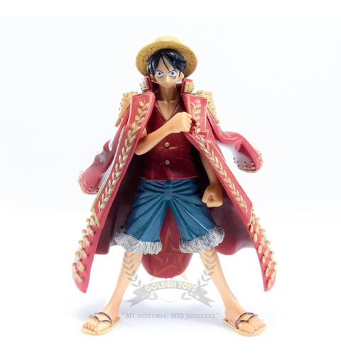 One Piece Action Figure Luffy Saco Capitan Osc   Golden Toys