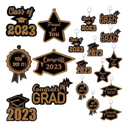 Llavero De Goma De Graduación De Clase 2023 Para Graduados