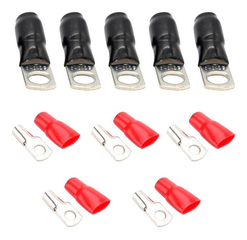 Terminal De Tubo De Cobre Conector Con Tapa 10 Pcs 16 Mm²