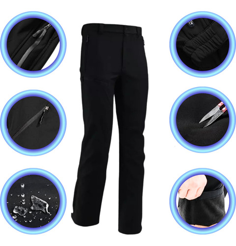 Pantalon Termico Softshell Impermeable