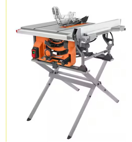 Sierra De Mesa 10 PuLG Con Base Ridgid R4518 - Nueva