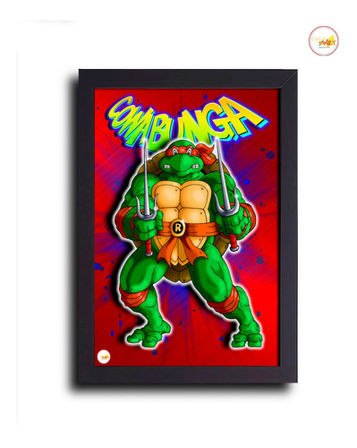 Imagen 4 de 8 de Cuadros Decorativos Tortugas Ninja- Dibujart