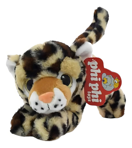 Peluche Yaguareté 25 Cm Phi Phi Toys Color Marrón