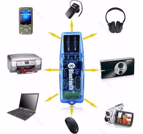 Adaptador Inalámbrico Dongle Bluetooth Pc Portátil Usb 2.0